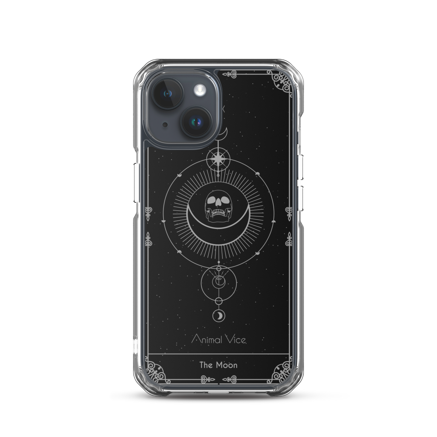 The Moon Black iPhone Case