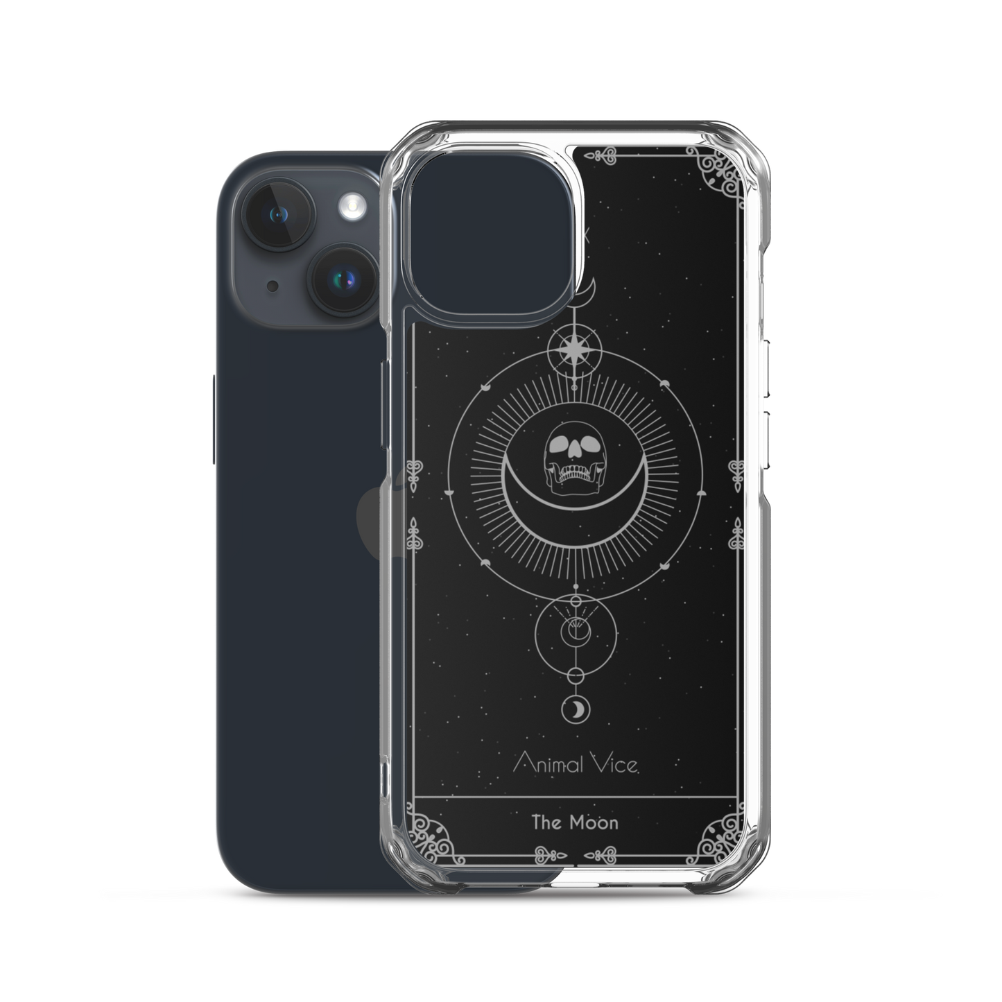 The Moon Black iPhone Case