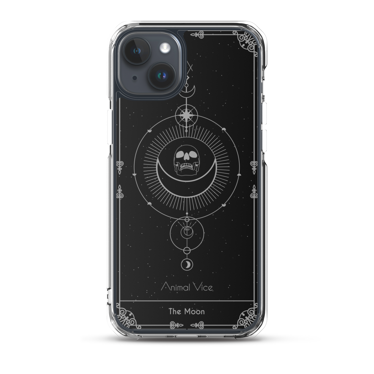 The Moon Black iPhone Case