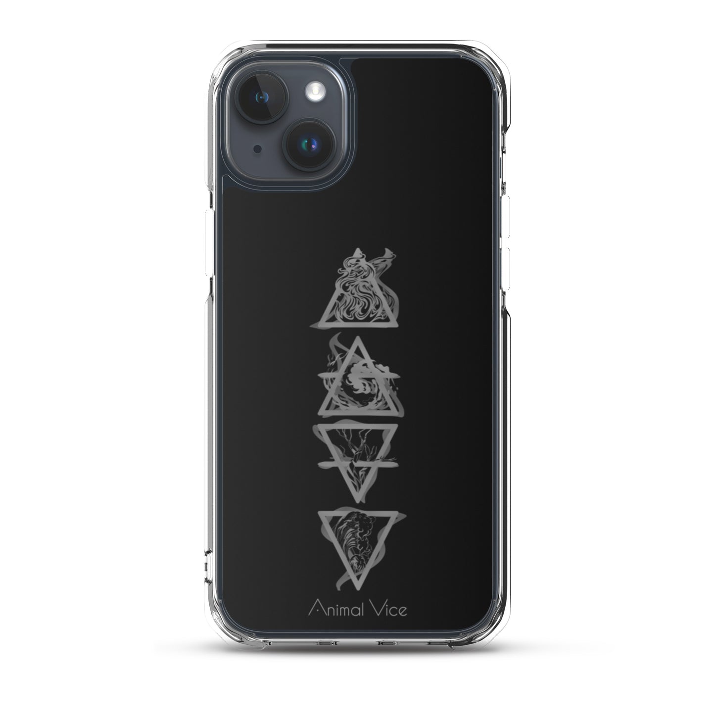 Elements Black iPhone Case