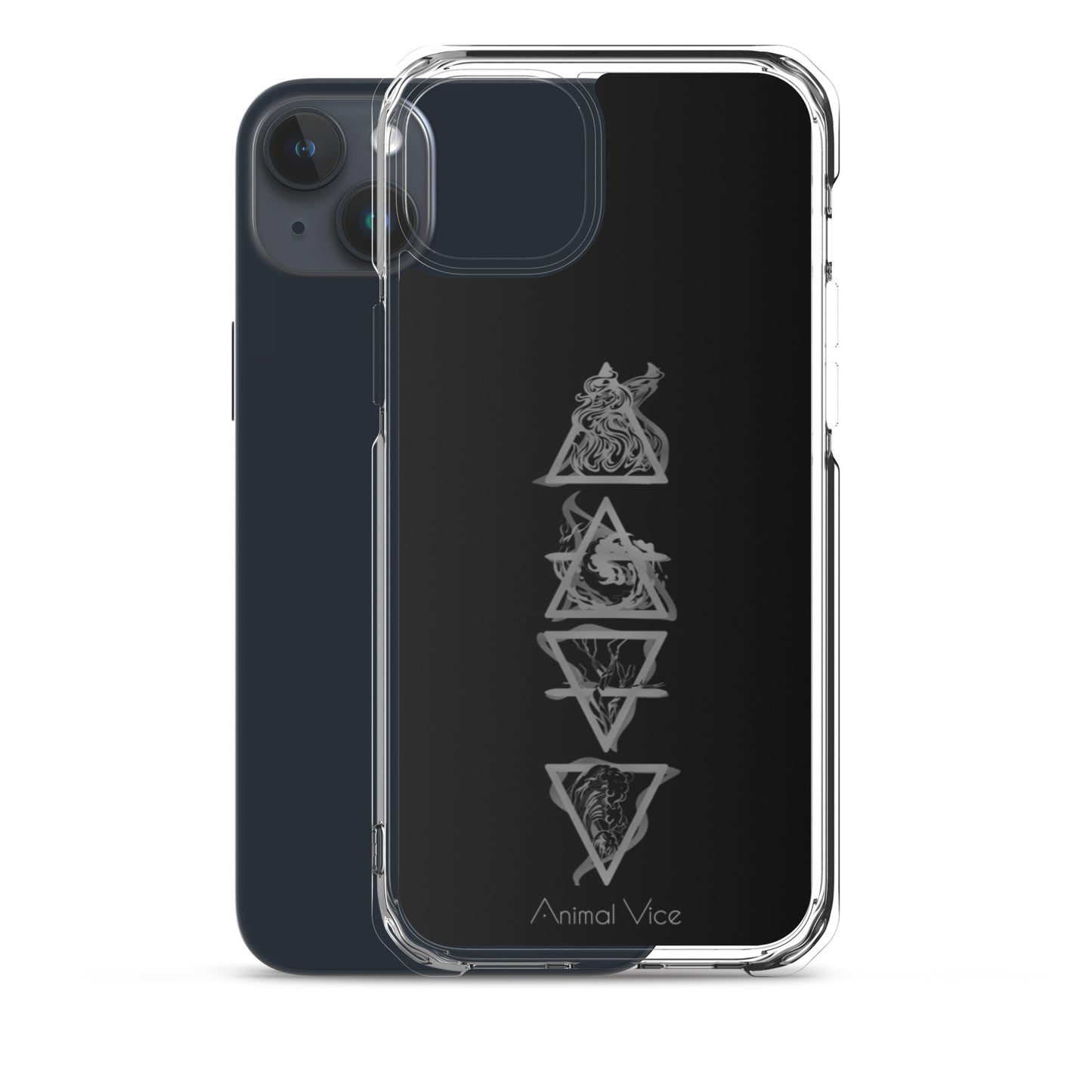 Elements Black iPhone Case