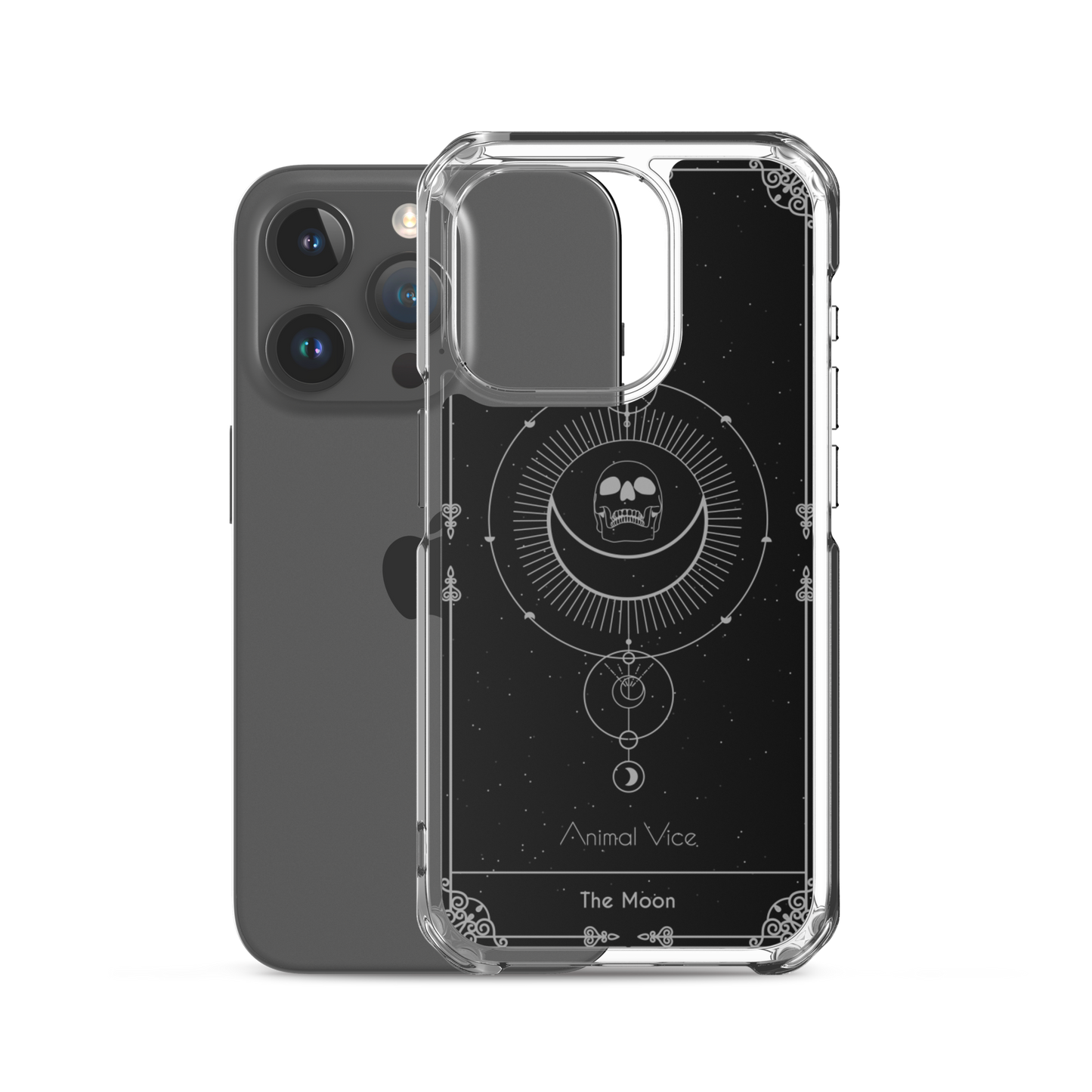 The Moon Black iPhone Case