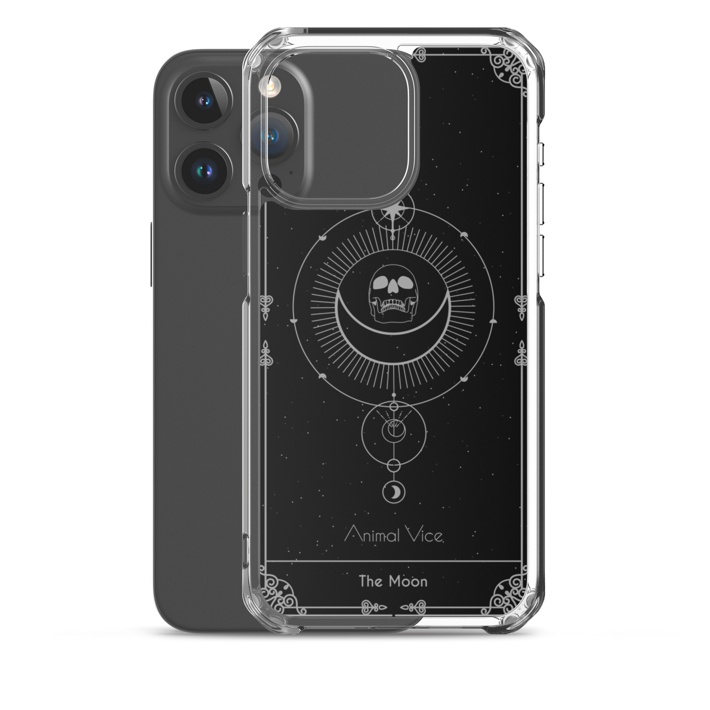 The Moon Black iPhone Case