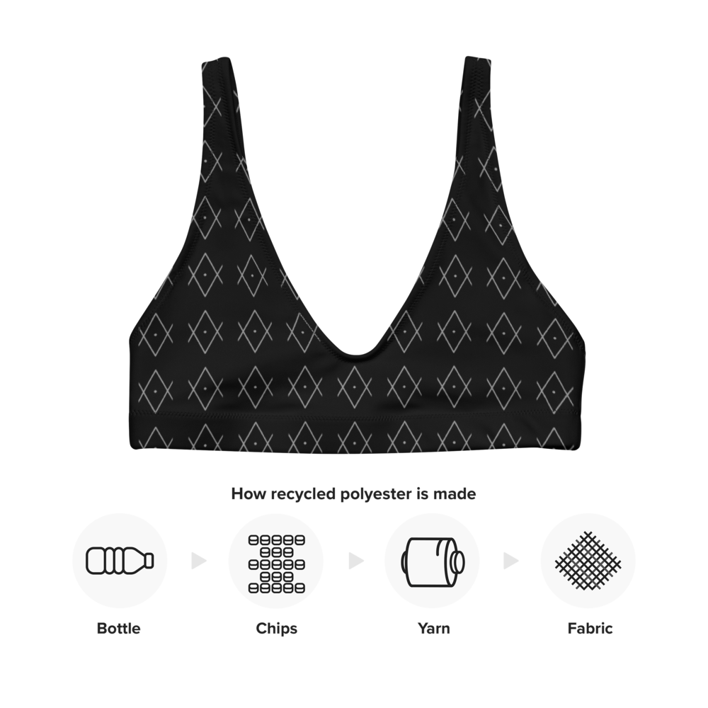 AV Recyled padded bikini top