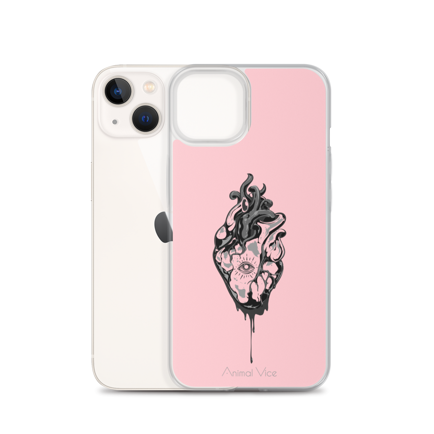 Oculi Cordis Pink iPhone Case