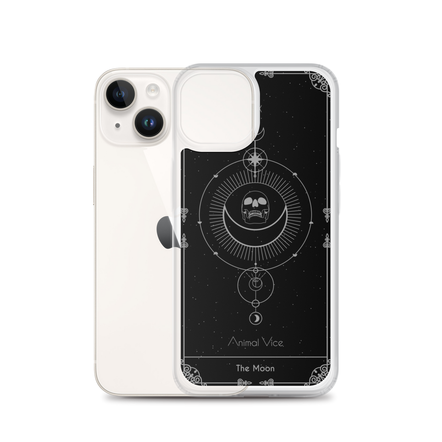 The Moon Black iPhone Case