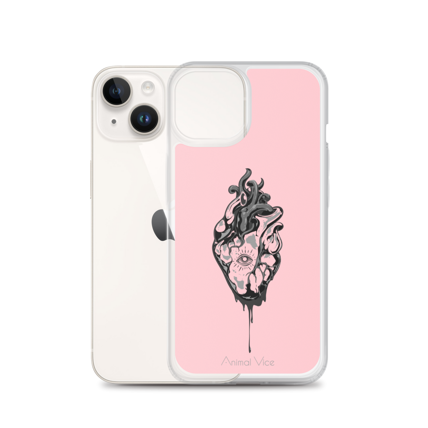Oculi Cordis Pink iPhone Case