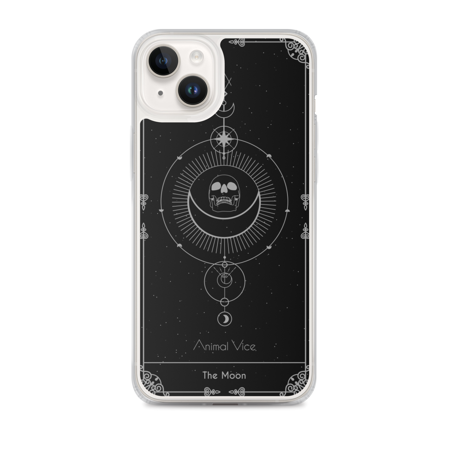 The Moon Black iPhone Case
