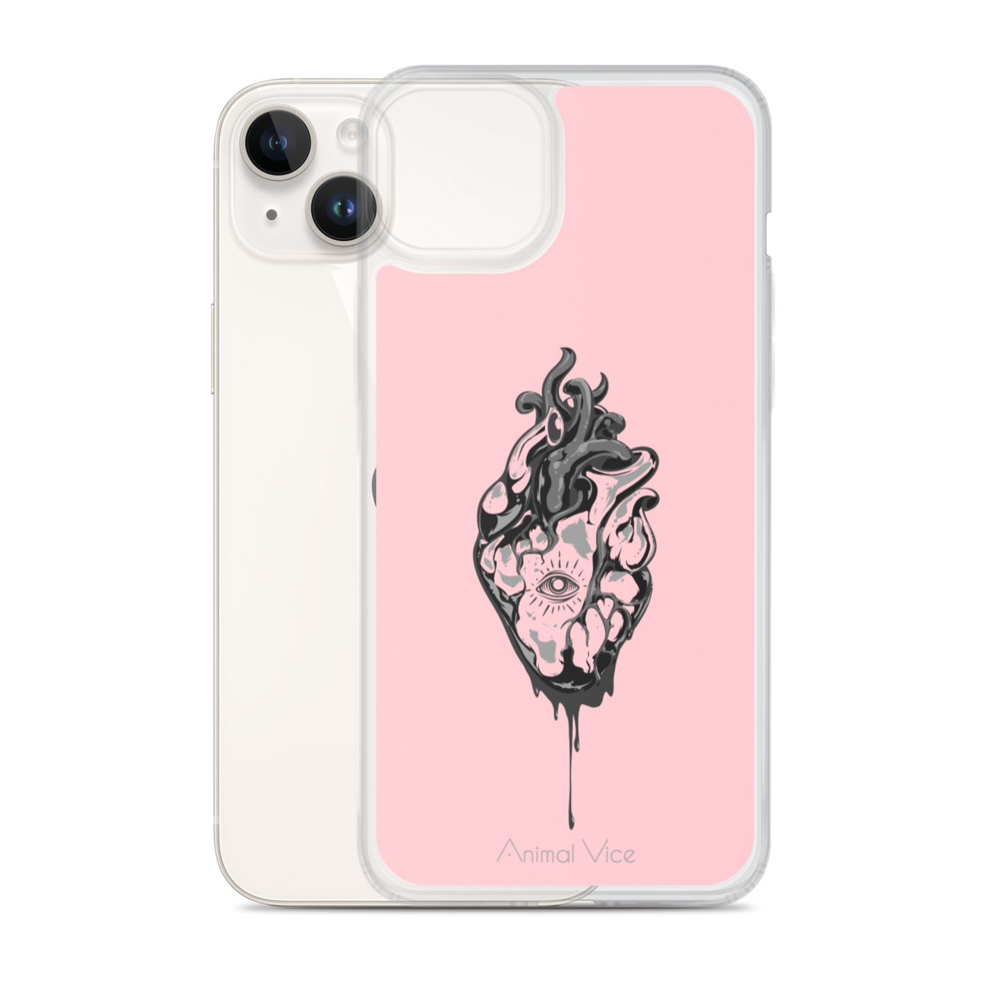 Oculi Cordis Pink iPhone Case