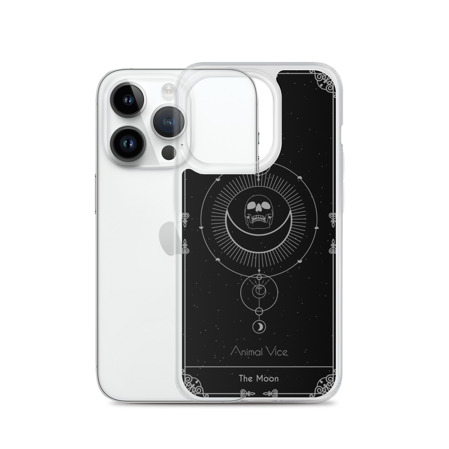 The Moon Black iPhone Case