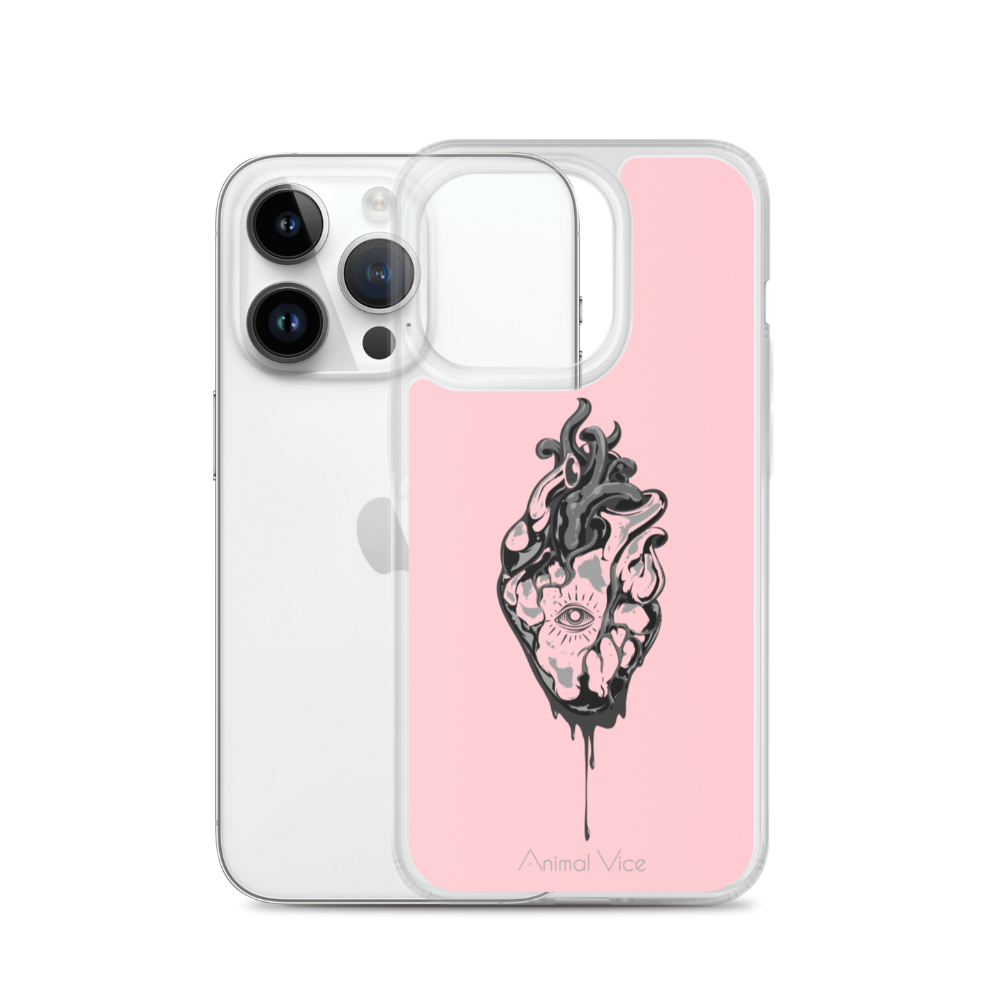 Oculi Cordis Pink iPhone Case