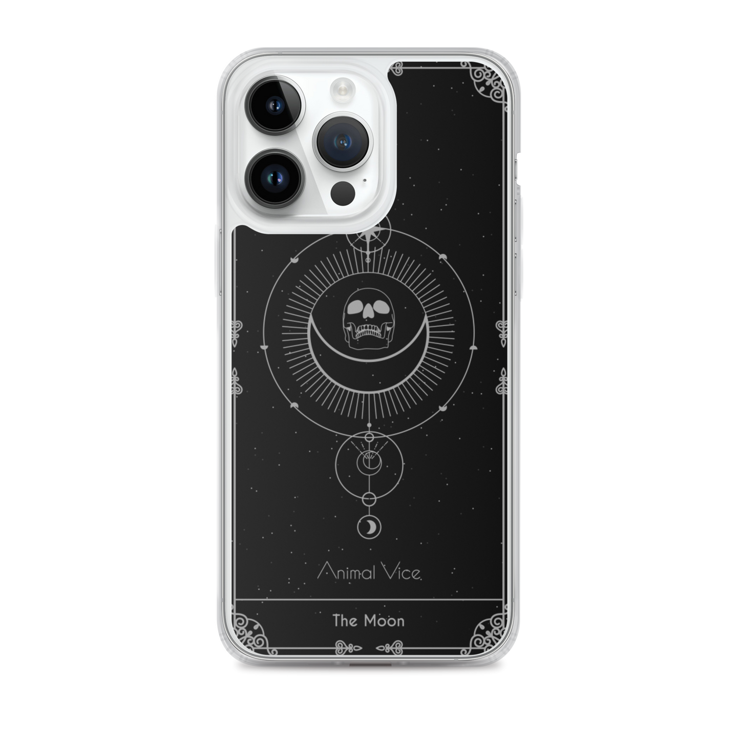 The Moon Black iPhone Case
