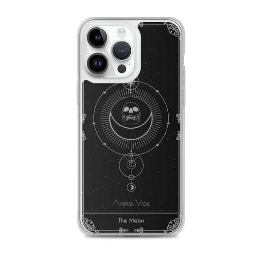 The Moon Black iPhone Case