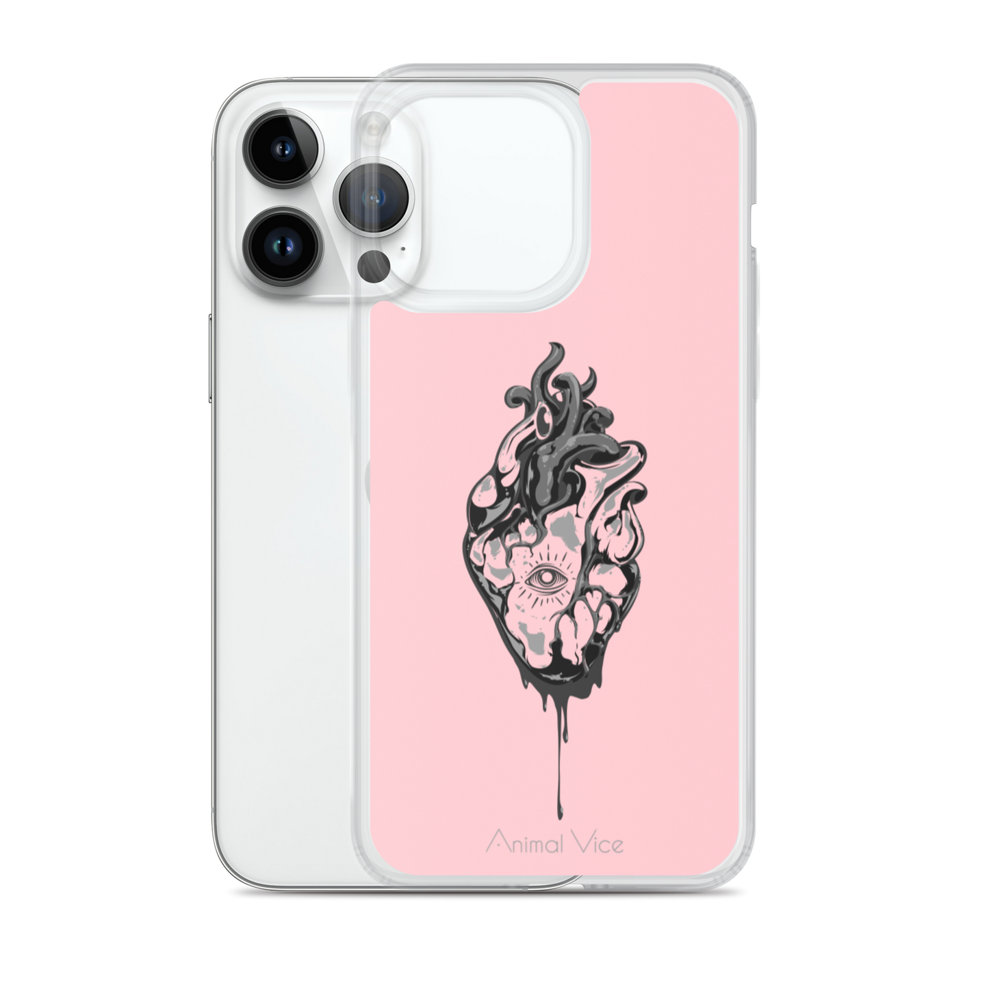 Oculi Cordis Pink iPhone Case