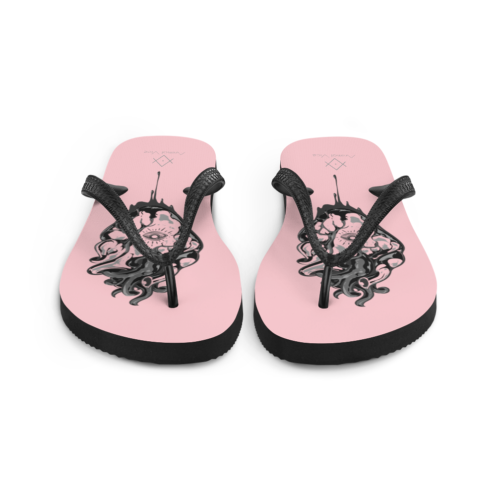Oculi Cordis | Alternative Pink Flip-Flops for the beach