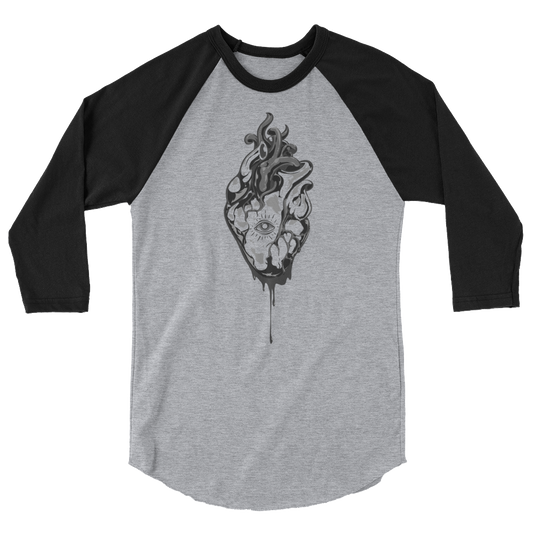 Oculi Cordis | Alternative 3/4 Sleeve Raglan T-Shirt