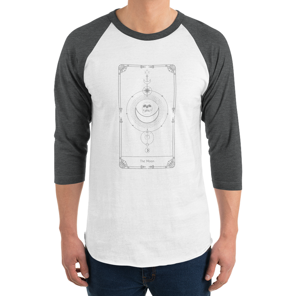 The Moon Playera Raglán Manga 3/4