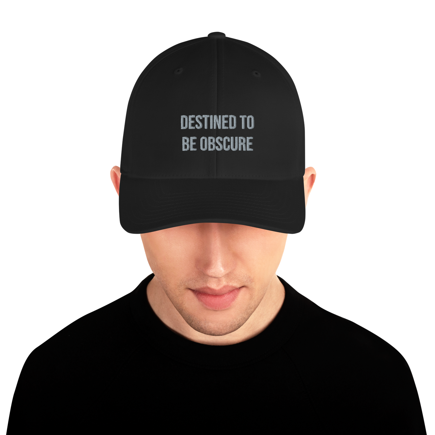 Close Back Hat "DESTINED TO BE OBSCURE"