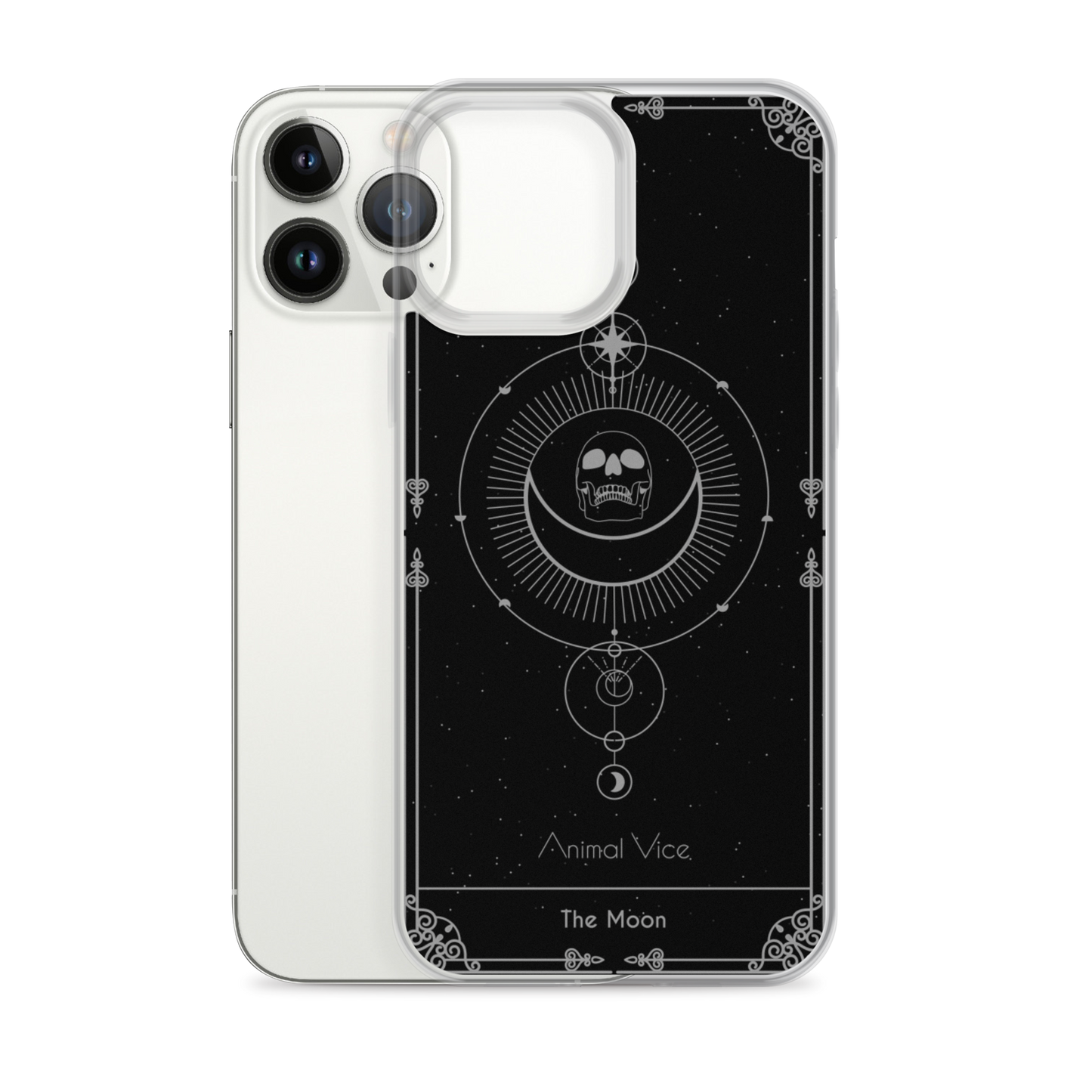 The Moon Black iPhone Case