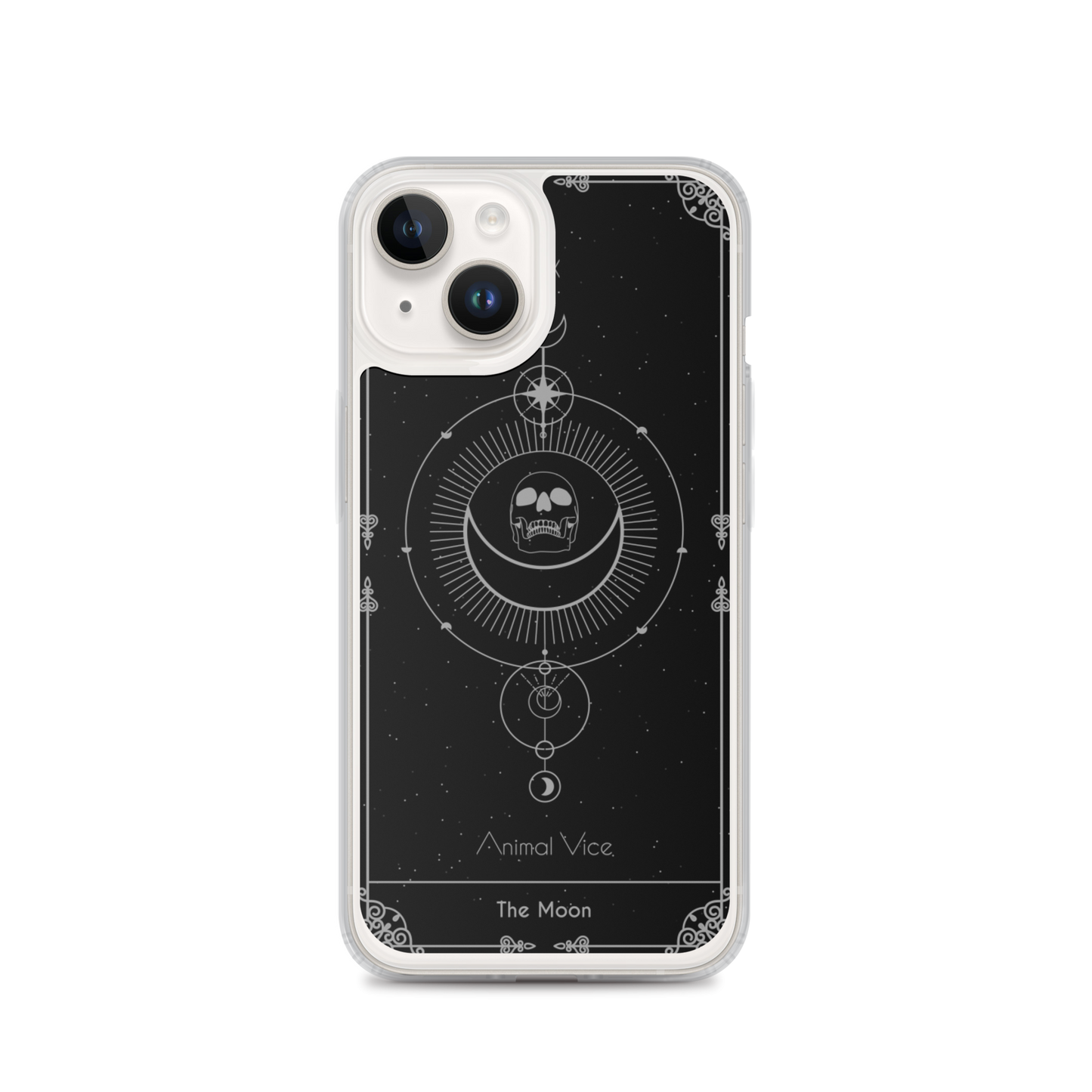 The Moon Black iPhone Case
