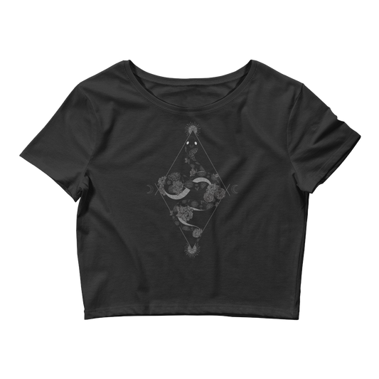 Serpent | Alternative Crop Top T-Shirt